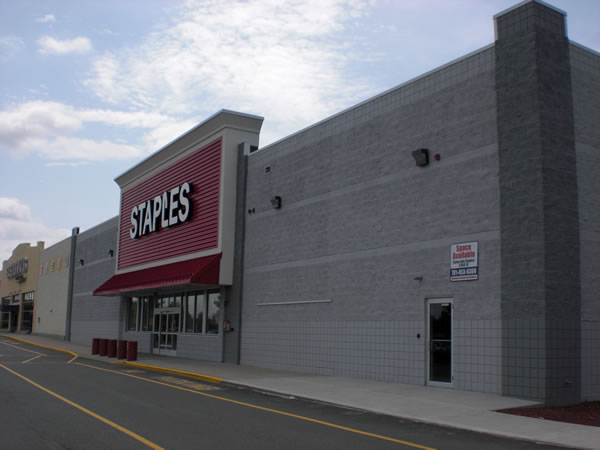 masonry retail space